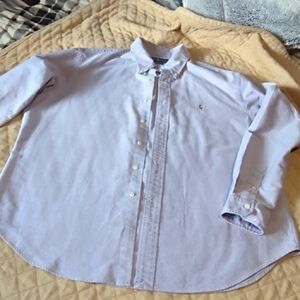 Ralph Lauren Extra Large Classic Fit Lavender Button Down Shirt